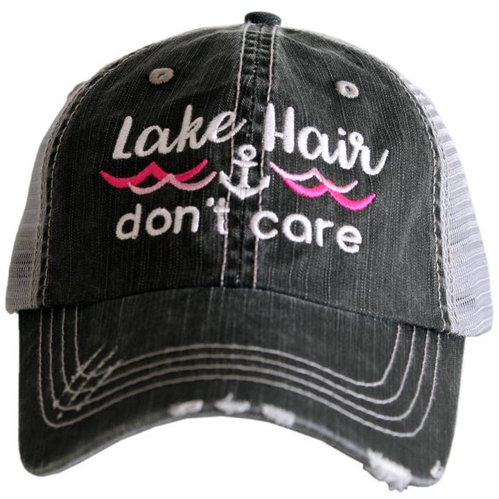 Katydid - Wholesale Trucker Hat - Women's - Lake Hair Don't Care Wave Trucker Hat
