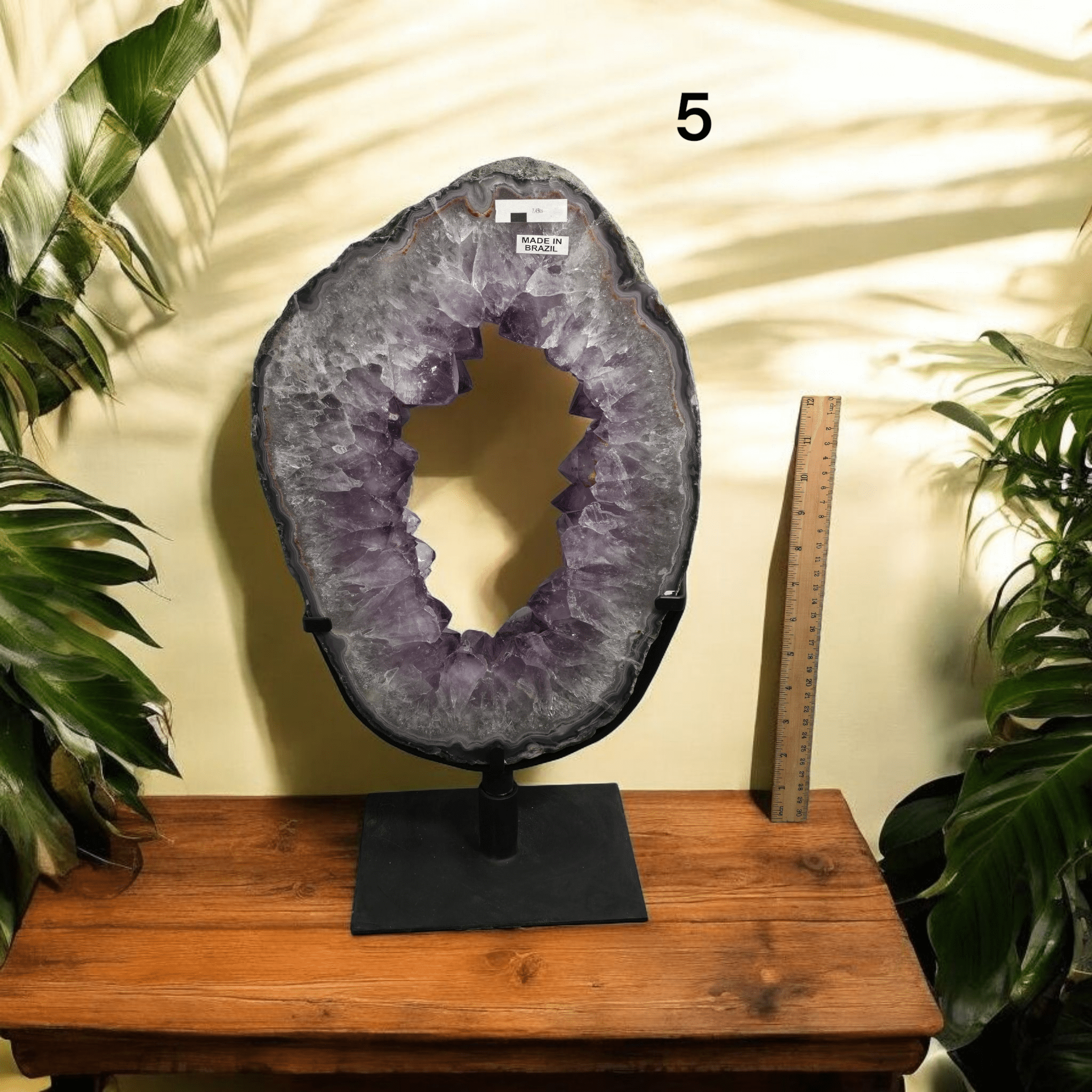 Rock Paradise - Wholesale Spiritual Stone/Crystal - Amethyst Crystal Portal on Rotating Stand - You Choose #16