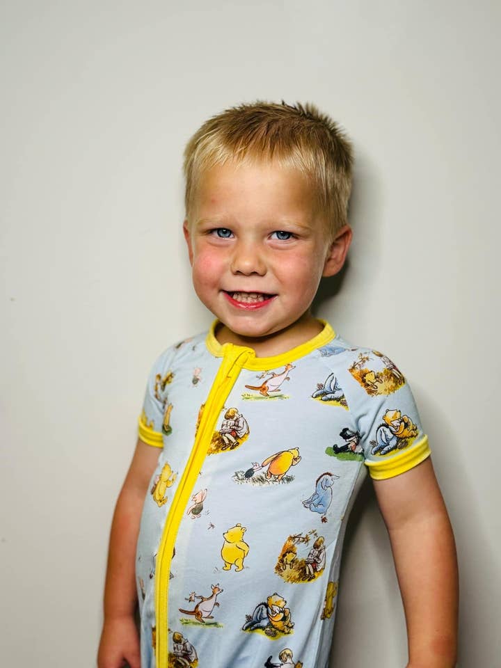 Romper Shorty Zipper - Doce como Mel por atacado de Kai Blue & Co. LLC