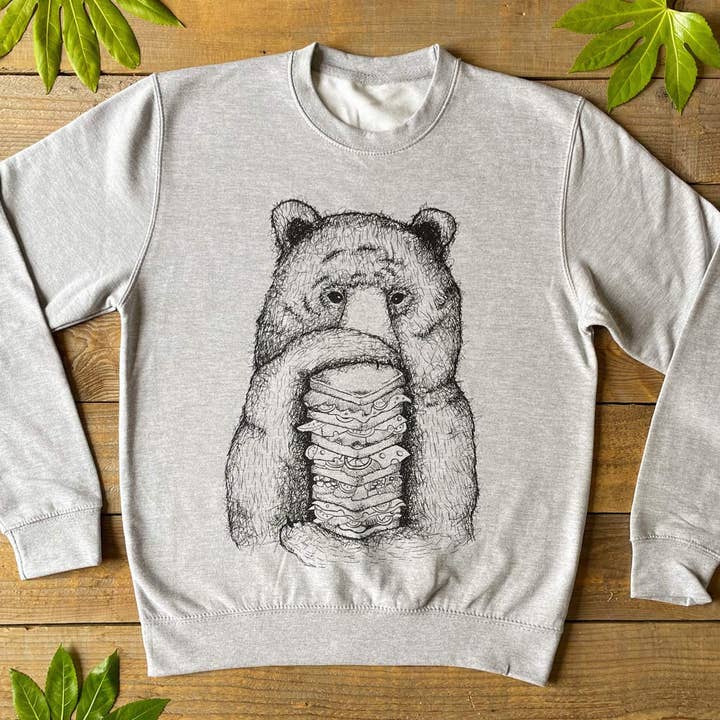 Bear and Sandwich Jumper for wholesale by Don't Feed The Bears