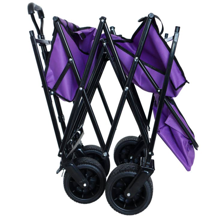 39F Inc. - Wholesale Shopping Cart - 480lbs Foldable Wagon with Canopy & All-Terrain Wheels12