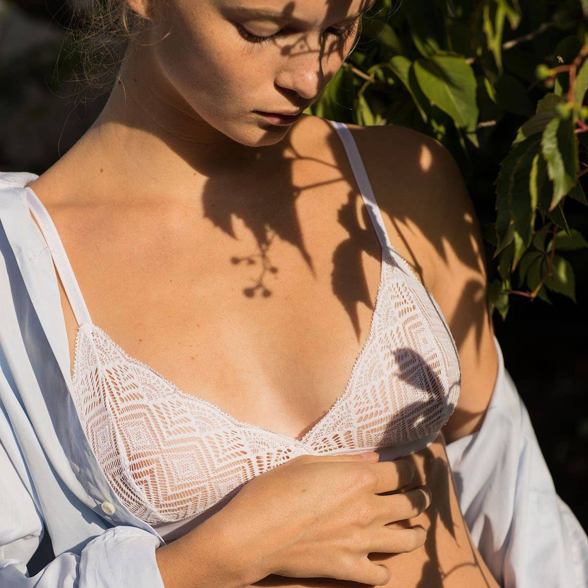 OLLY LINGERIE - Wholesale Bra - Women's - Sexy Dawa white bra in recycled lace1