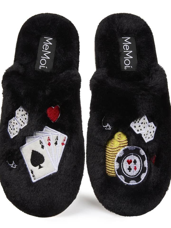 Casino plysch tofflor för wholesale av Infinity Classics International Inc.