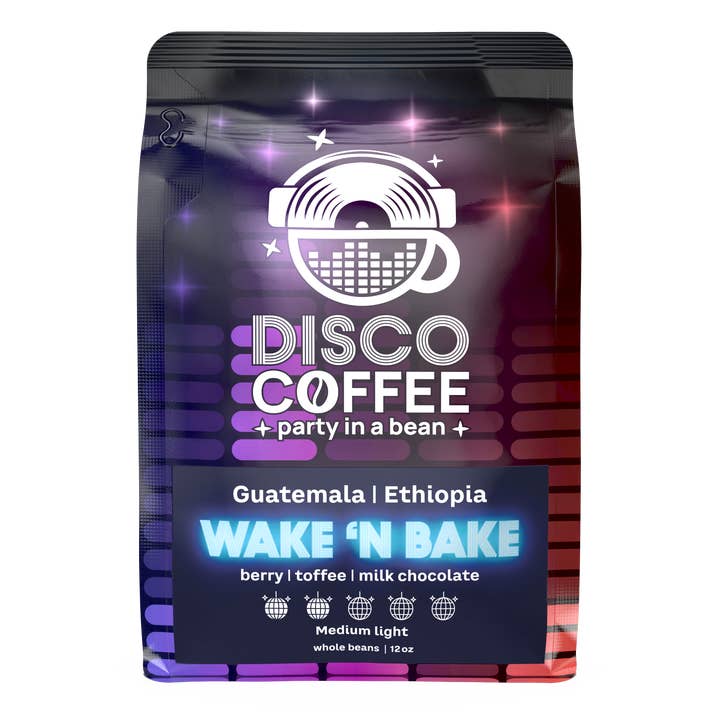 Wake ‘n Bake for wholesale by Disco Coffee Roasters