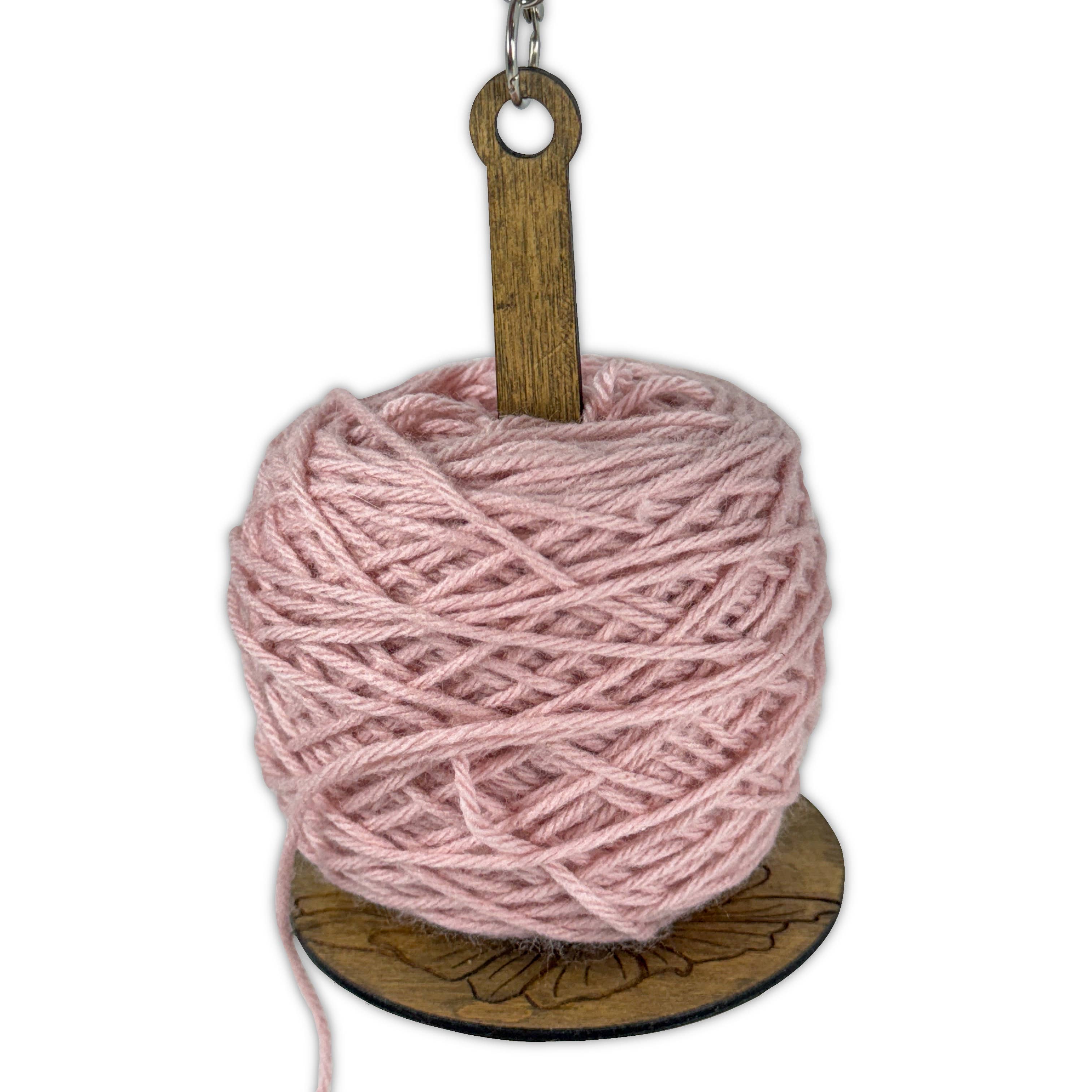 Art by Erica H & Rebel Stitchers - Wholesale Craft Tool - Wrist Yarn Minder/Holder Real Leather Strap Flowers Style 13