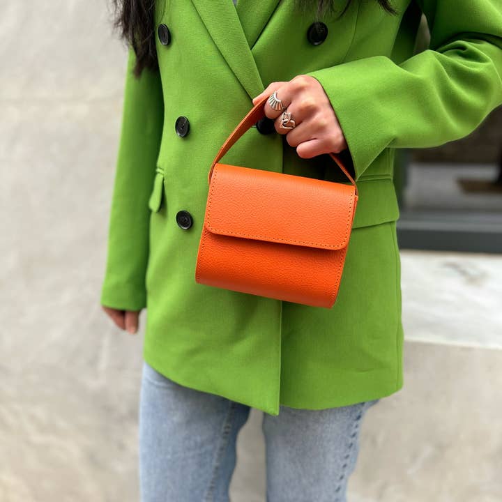 Christina Christi - Wholesale Handtas met handvat - Dames - Kleine portemonnee dames, leren tas, tas met handvat aan de bovenkant, handtas, gif3