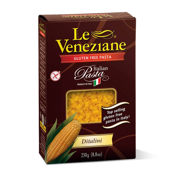 International Loft - Wholesale Pasta - LE VENEZIANE Gluten Free DITALINI Pasta - 8.8 oz