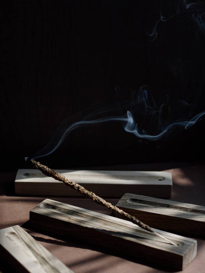 Guayubira Wood Incense Holder for wholesale by Botanique