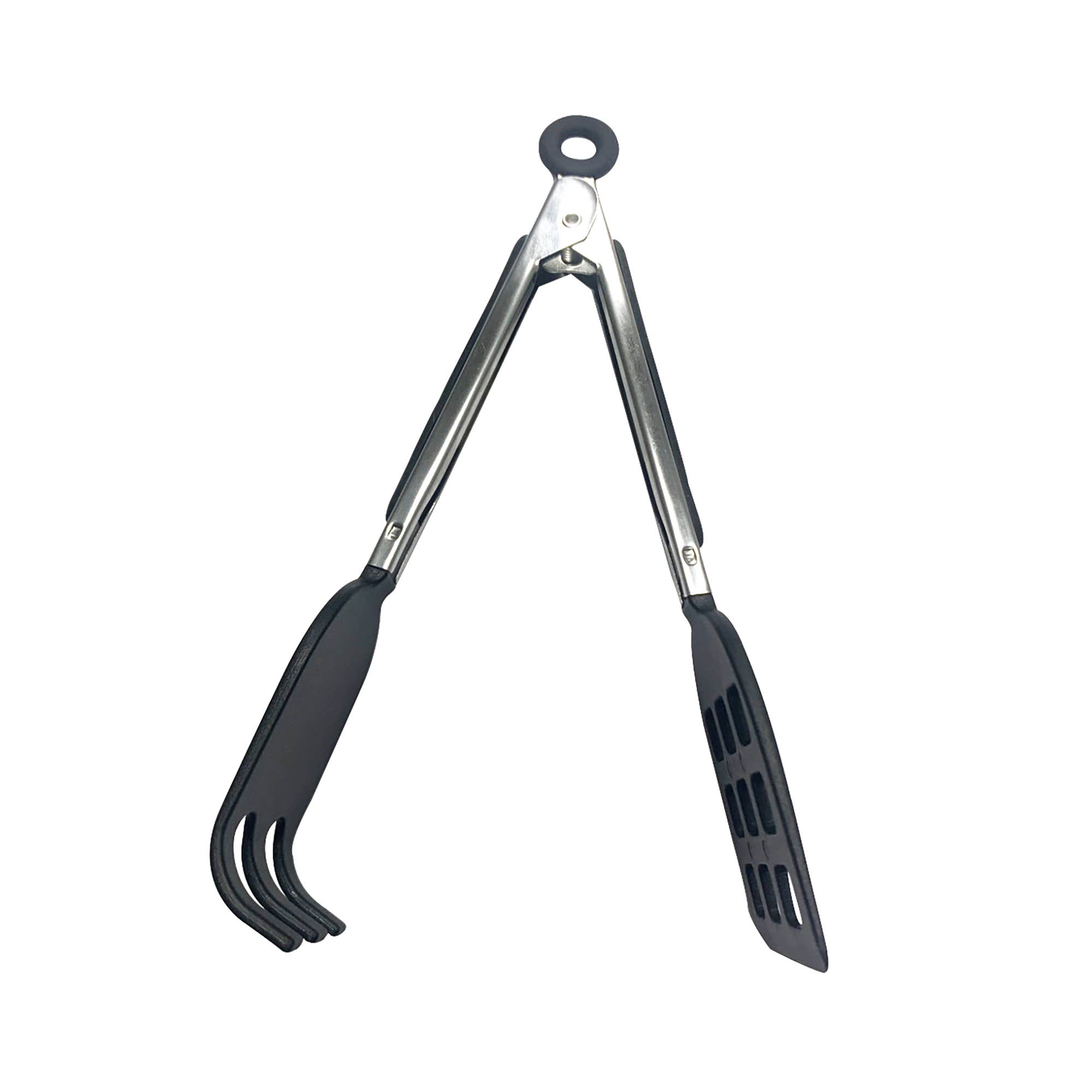 Fox Run Brands - Wholesale Kitchen Tong - Fox Run Black Nylon Waffle Serving Tongs, 8"7