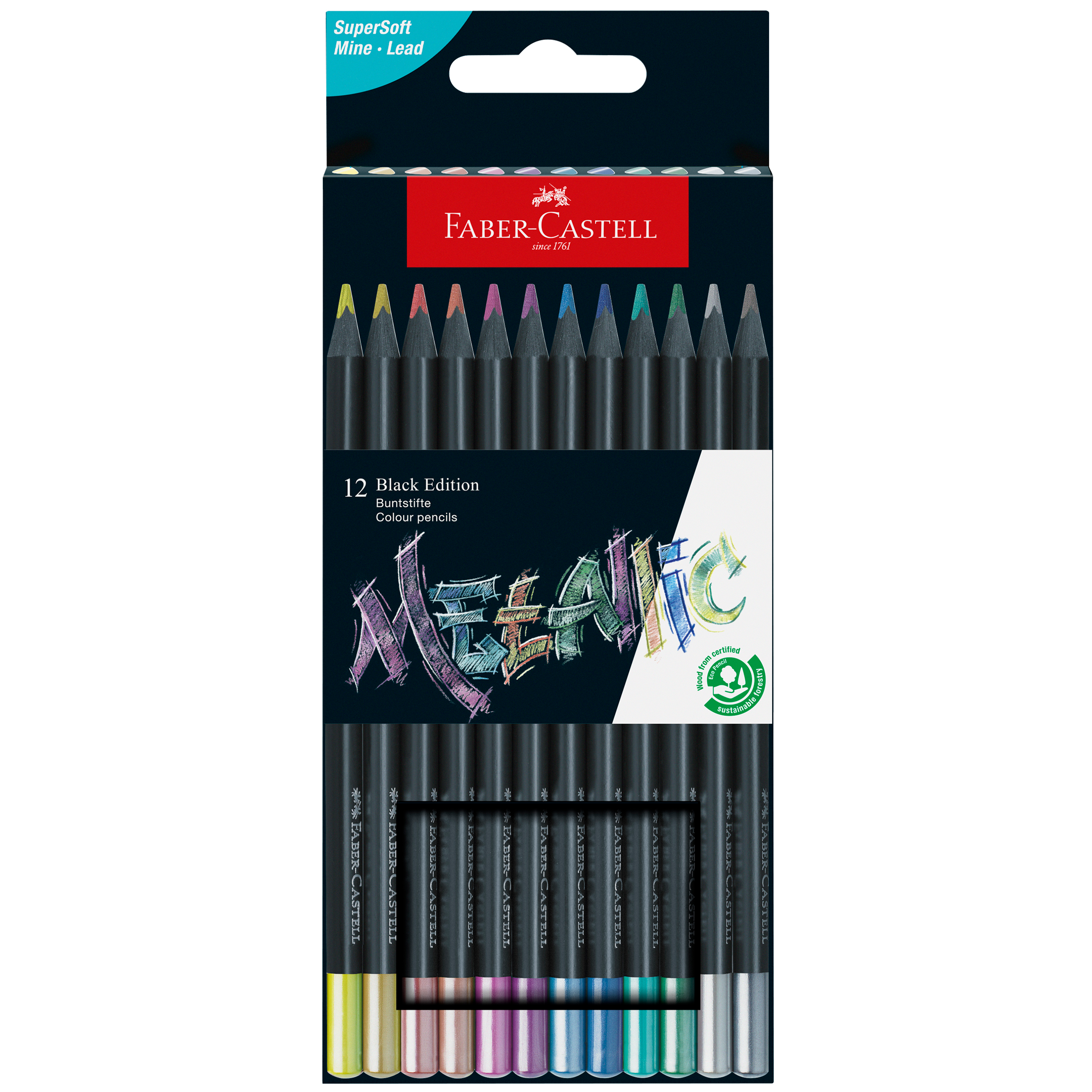 Faber-Castell / Creativity for Kids - Wholesale Colored Pencil - Black Edition Countertop Display2