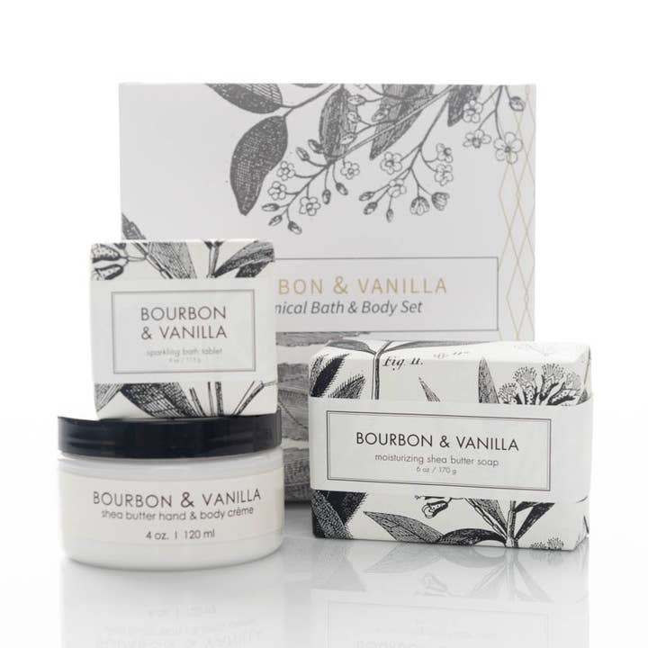Bourbon & Vanilla Botanisk Presentset för wholesale av Formulary 55