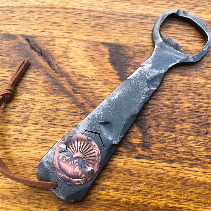 Cold Stream Design Co. - Wholesale Bottle/Wine Opener - Forged Steel Handheld Bottle Opener - Handmade in USA3