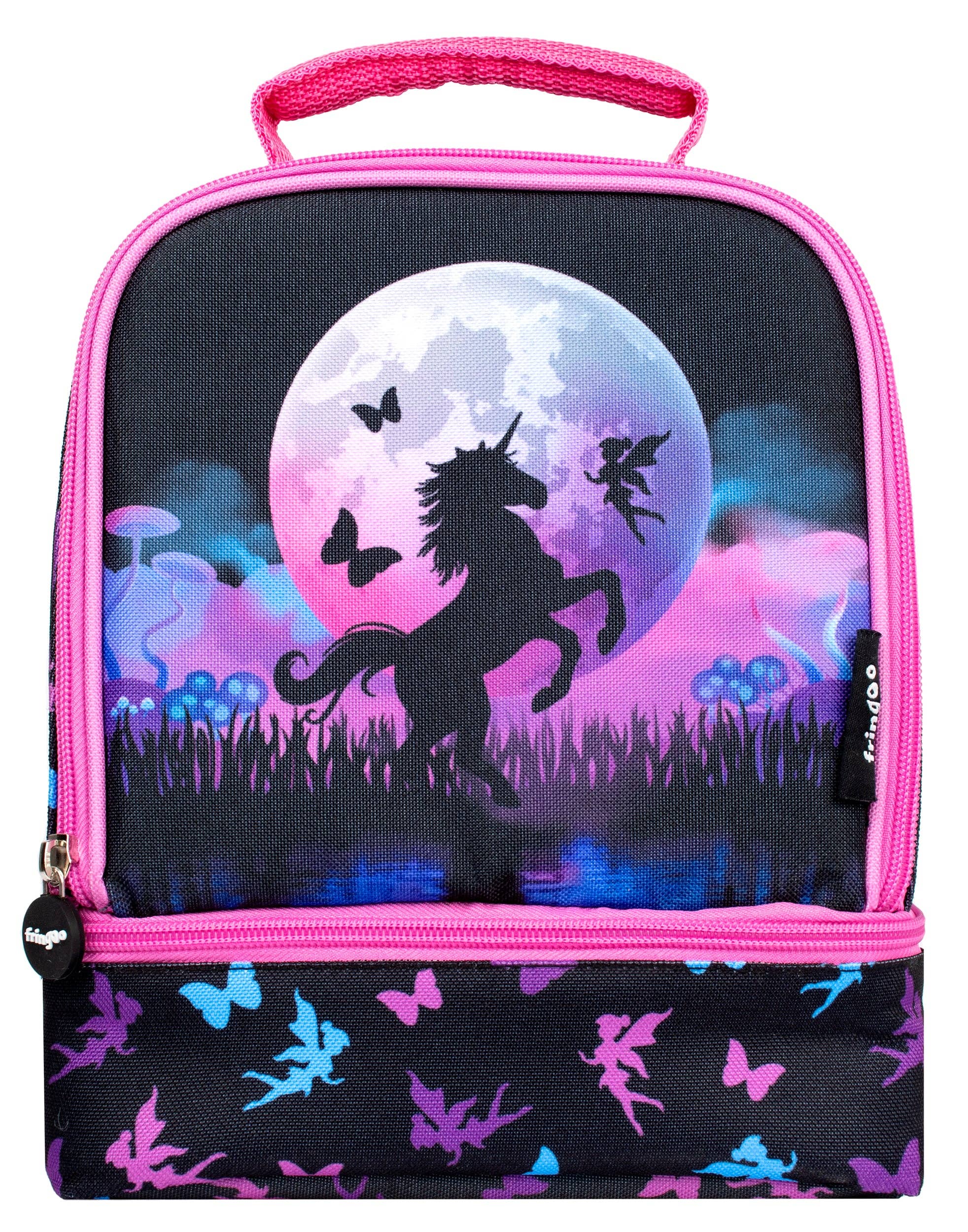 Fringoo Group Ltd – Marmita/lancheira - Criança por atacado – Lancheira de dois andares - Unicórnio Moon0