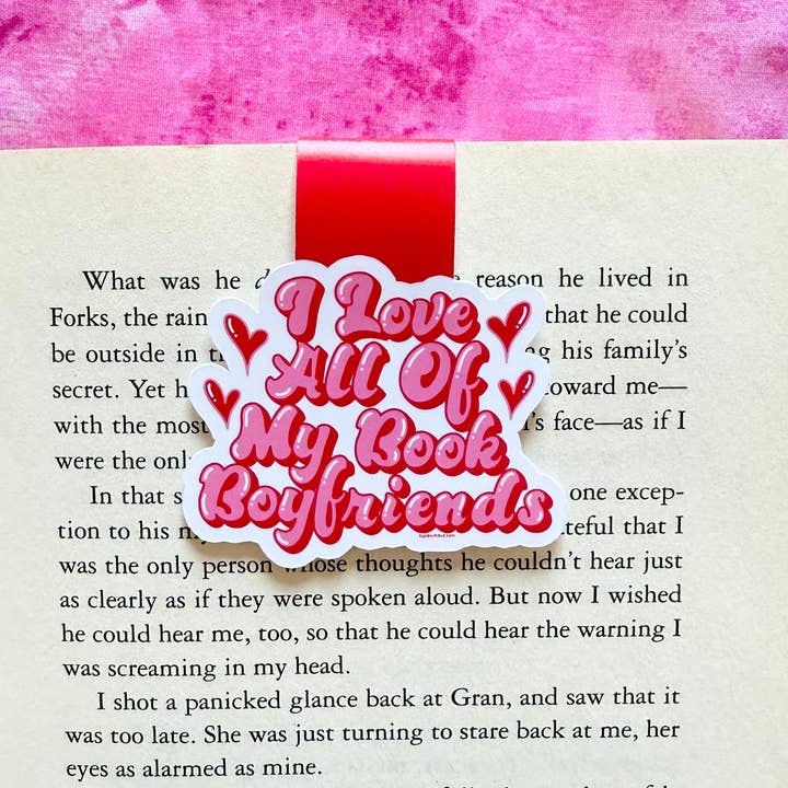 Ama a todos mis novios de libros - Marcador magnético para venta al por mayor de Siyo Boutique