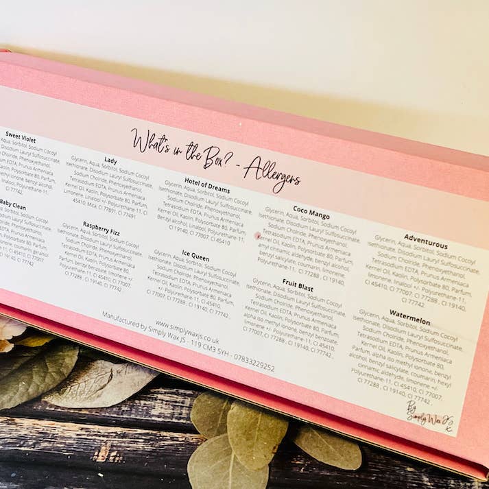 Simply Wax JS – wholesale Whipped soap – Whipped Soap Selection Box3