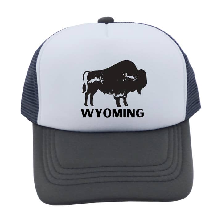 Outdoorable Apparel - Vendita all'ingrosso Cappellino da camionista - Unisex - Wyoming Bison Cappello1