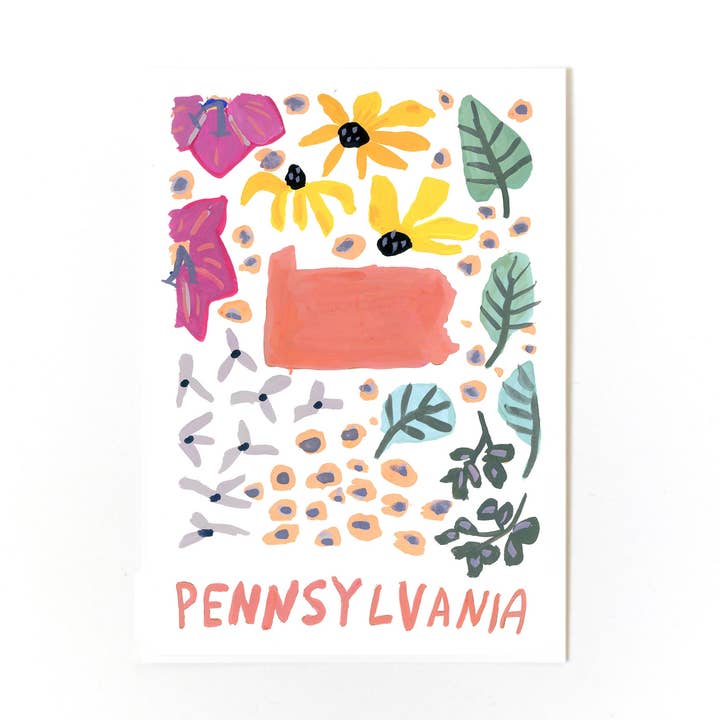 Pennsylvania Print for wholesale by Small Creative
