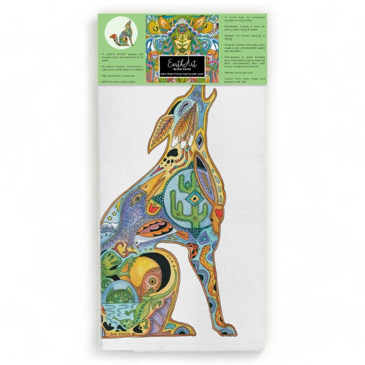 Coyote Flour Sack Towel for wholesale by EarthArt International