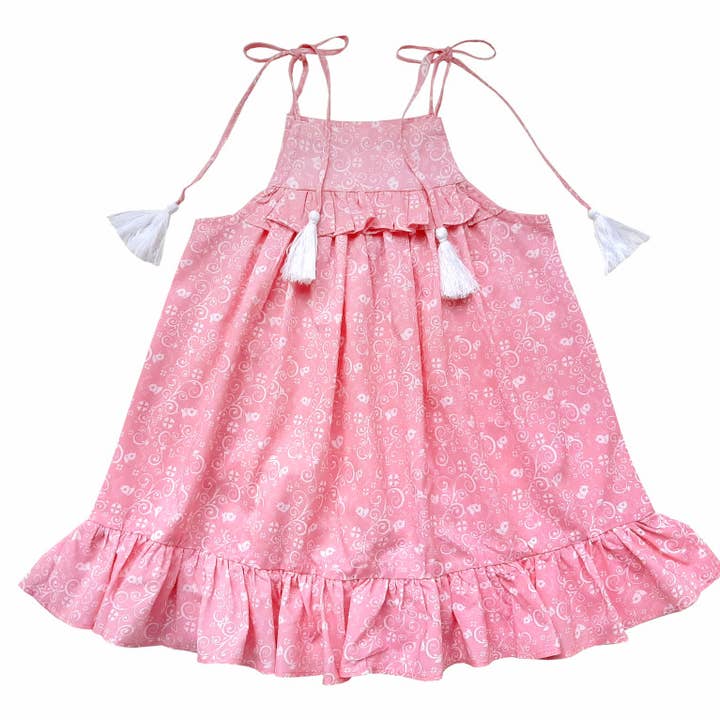 Pink Flora Dress for wholesale by Sophie Catalou