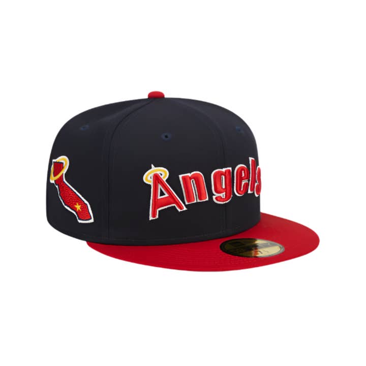 CALIFORNIA ANGELS NEW ERA 59FIFTY 2TONE RETRO SCRIPT NAVY/RED FITTED HAT and other Purchase Wholesale blank fitted hats. Free Returns & Net 60 Terms on Faire trending on Faire.