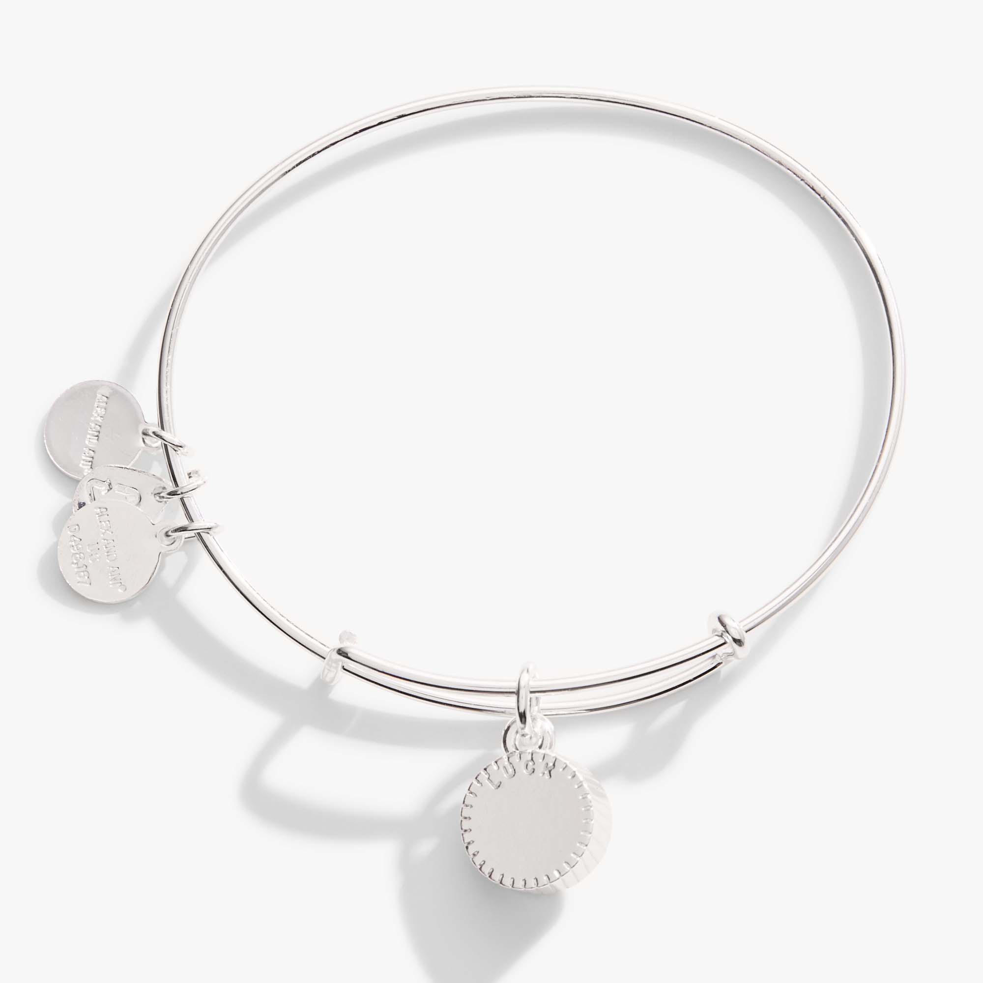 Alex and Ani - Wholesale Bangle Bracelet - May Birthstone Charm Bangle, Emerald2