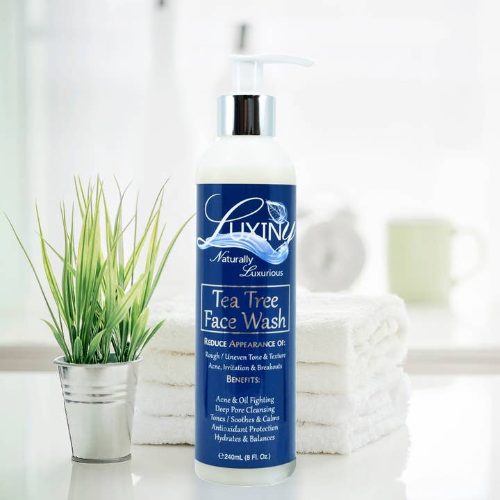 Ansigtsvask | Natural Tea Tree | Til acne og følsom hud - for engroshandel hos Luxiny Products - Luxurious Bath and Body