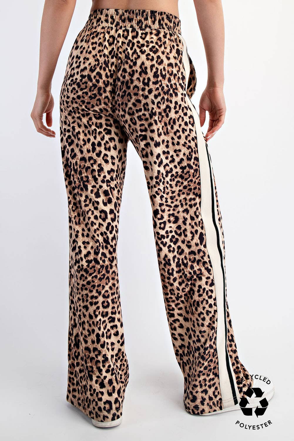 Brown Black ANIMAL PRINTED BUTTER SOFT STRAIGHT PANT for wholesale on Faire1