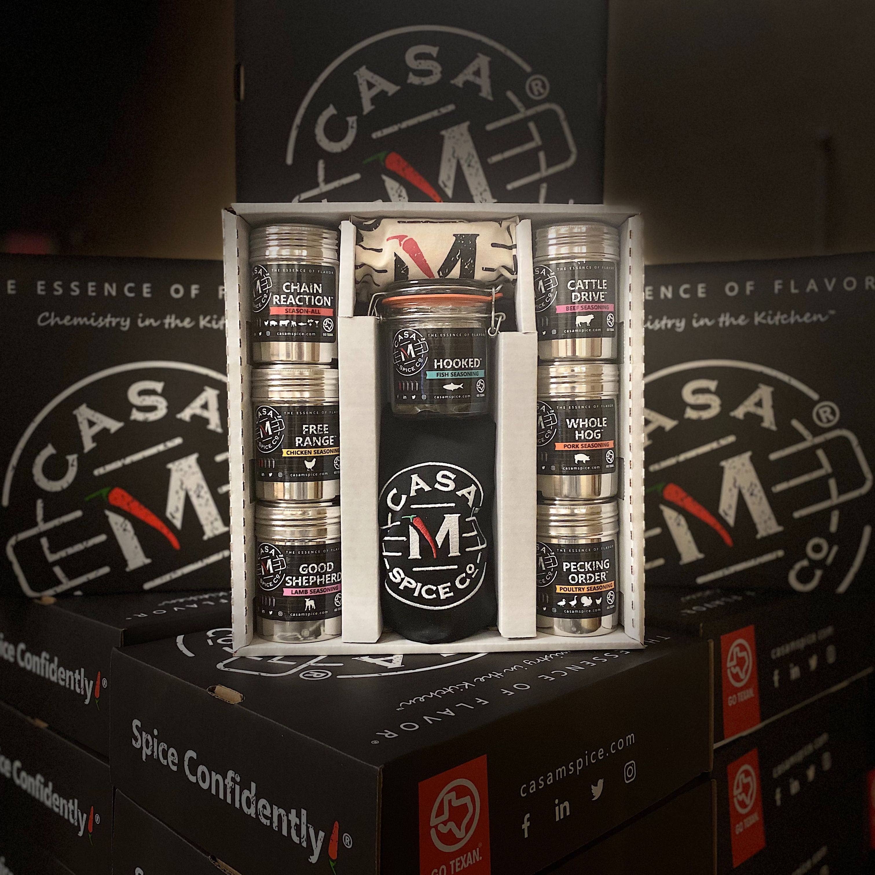 Casa M Spice Co LLC – Mistura de especiarias secas por atacado – Conjunto de presente Casa M Spice Co®1