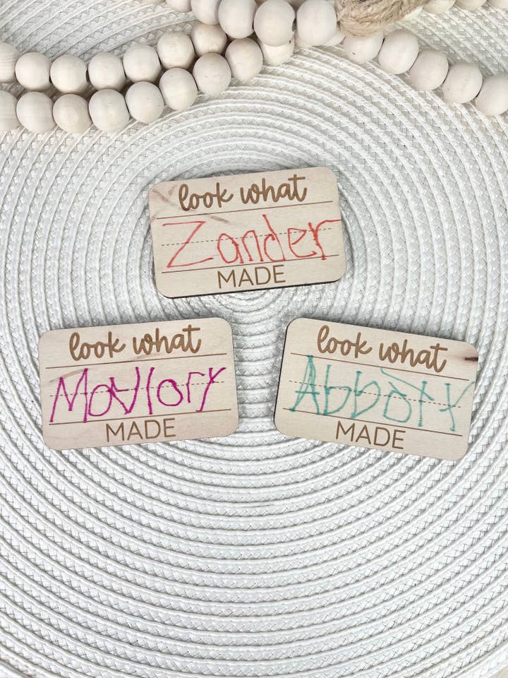 Look What I Made Magnet | Kids Artwork Display Magnet for wholesale by Mallory Jayde Home and Gifts