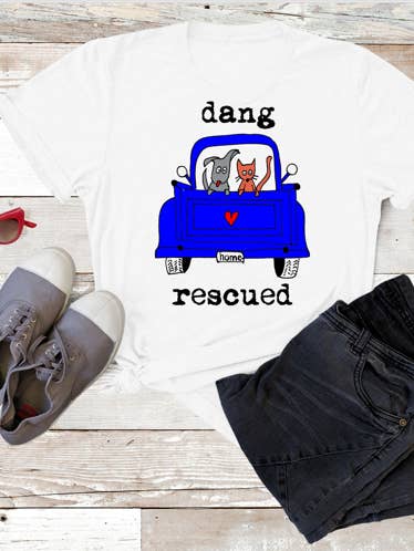 Maglietta Dang Rescued per la vendita all'ingrosso da parte di Dang Chicks