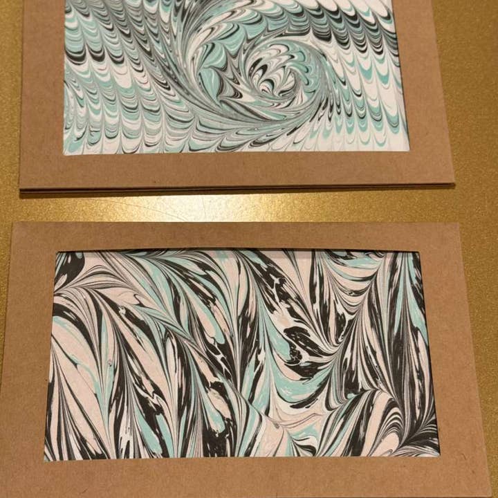 Marbling Art LLC - Wholesale Everyday Greeting Card - Hand-Marbled Framed Greeting Cards for any Occasion11