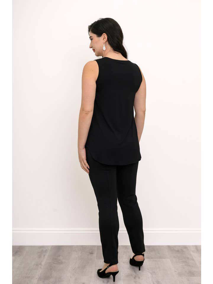 Blue Sky Clothing Co LLC – wholesale Tunic – Women’s – Jazz Tank, Black Diamond, Bamboo3