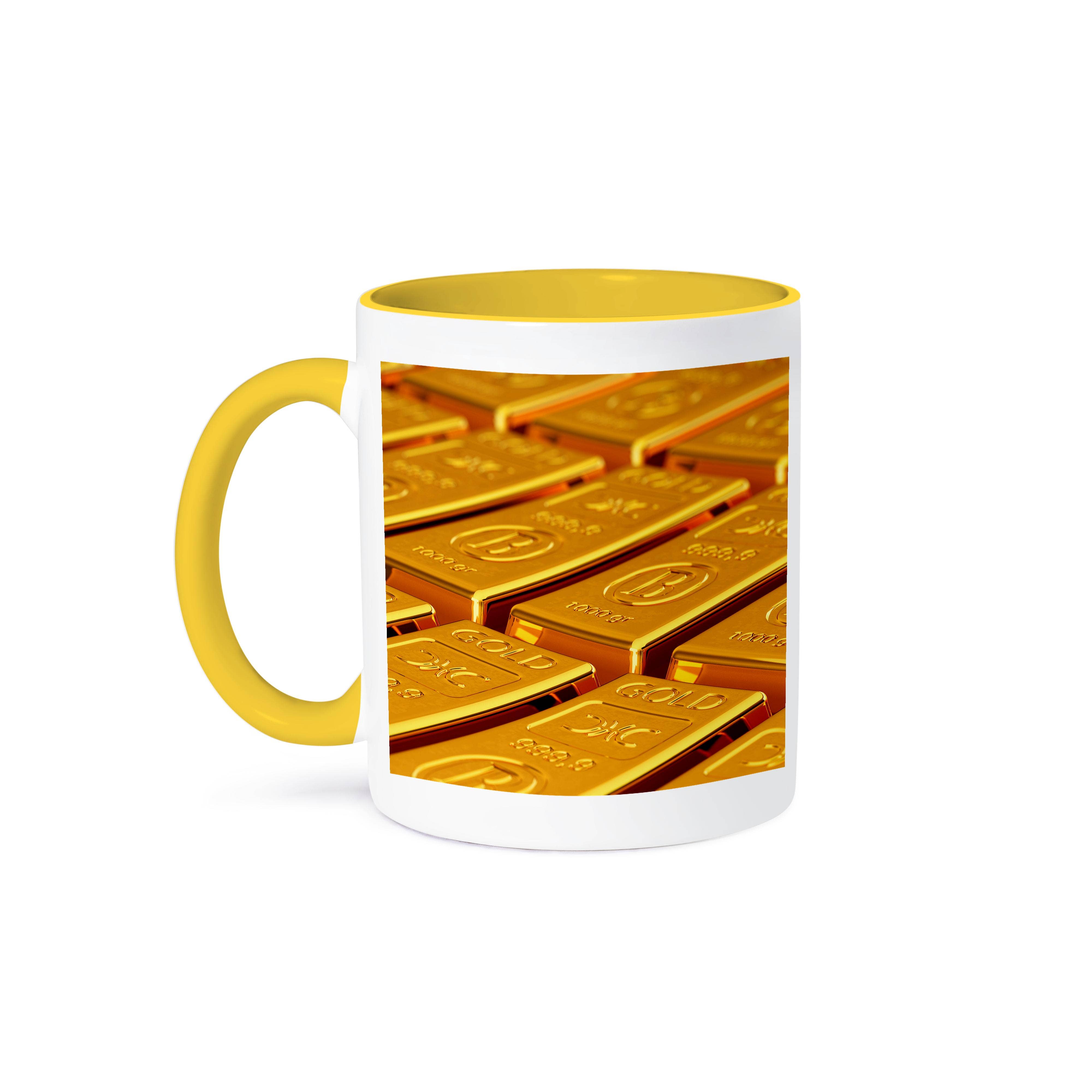 3dRose – wholesale Coffee mug – 3dRose, Gold bars bar bullion currency precious metal abundance wealth savings, Mug0