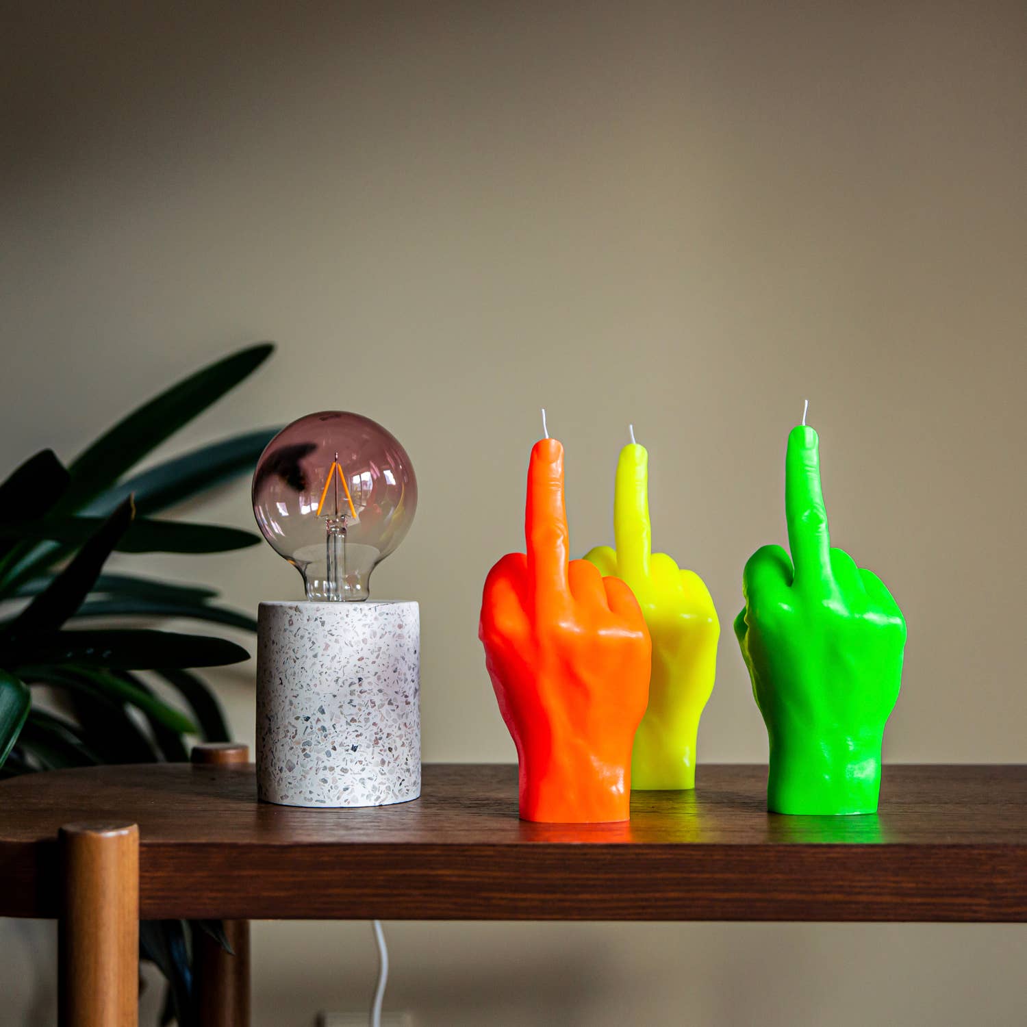 CandleHand (Free Duties for US) – Großhandel Geschenkkerze – F*ck You Kerze – 20 cm hoch – realistische Hautstruktur – Mittelfinger21