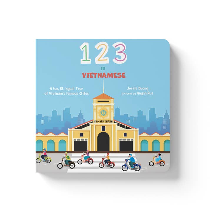 123 in Vietnamese: A Bilingual Tour of Vietnam's Famous Cities for wholesale by embebooks