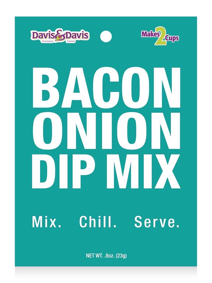 Bacon-løg-dipblanding for engroshandel hos Davis & Davis Gourmet Foods