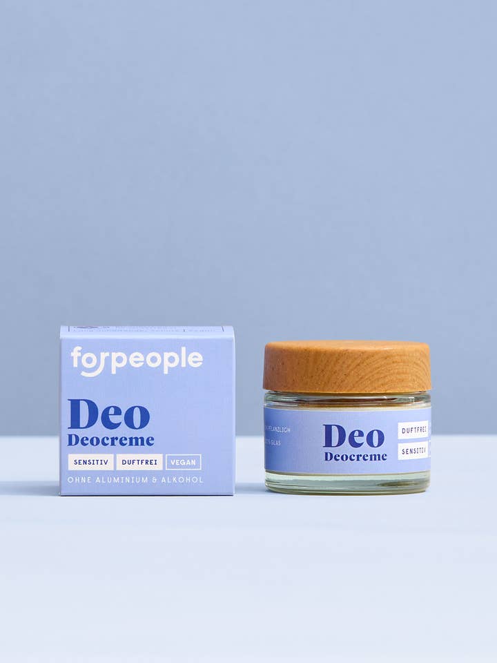 Deocreme Sensitiv für den Großhandel von forpeople skincare GmbH