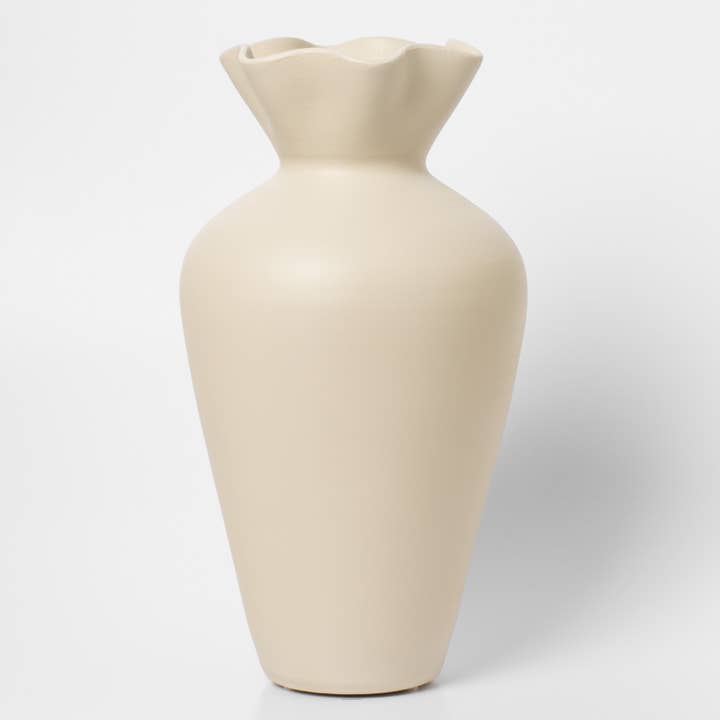 Flower L Vase | Handmade Ceramic | Home Decor | Mother's Day for wholesale by o cactuu