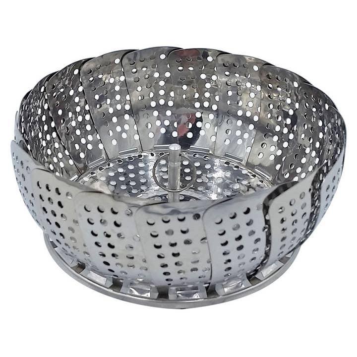 Kitchen Supply Wholesale - Wholesale Kitchen Tool/Gadget - Stainless Steel Collapsible Vegetable Steamer, Small