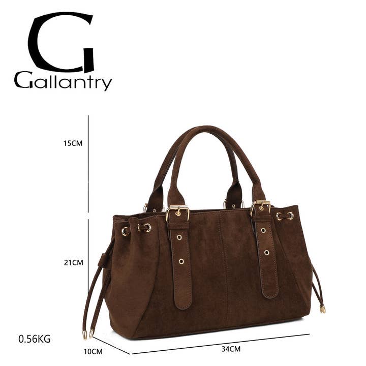 Gallantry - Wholesale Shoulder Bag - Women's - The Essential Suede12