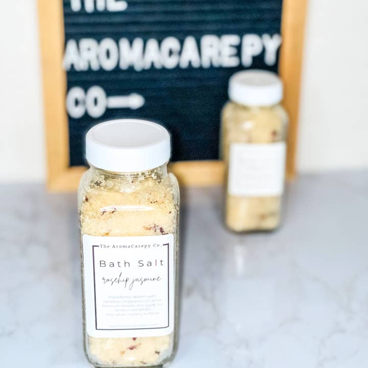 Hyben Jasmin badesalt for engroshandel hos The AromaCarepy Co