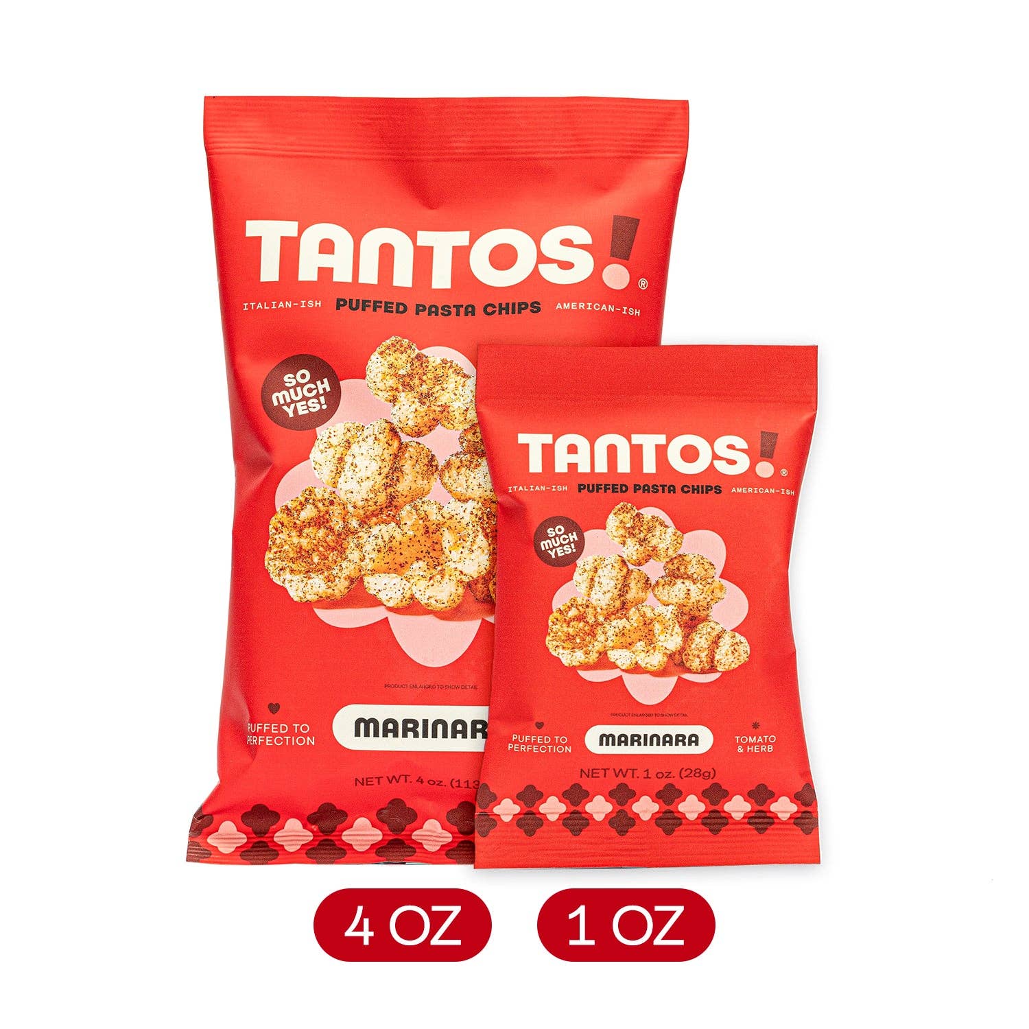 Tantos - Wholesale Puffed Snack - Marinara - 1oz (case of 30)5