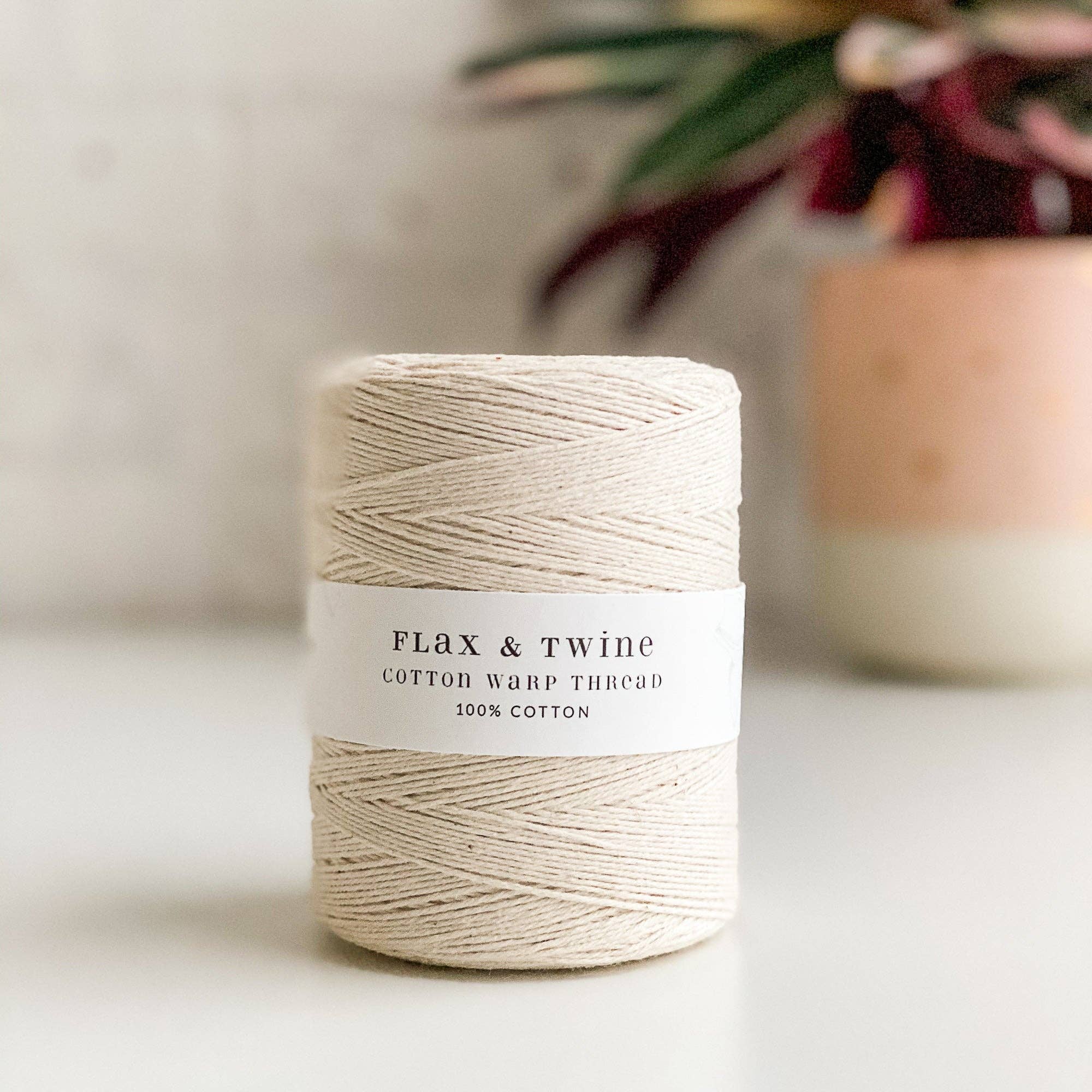 Flax & Twine - Wholesale Yarn - Flax & Twine 4-ply Cotton Warp Thread