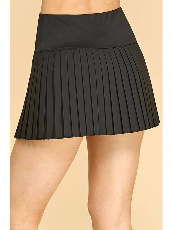 MIO WHOLESALE - Wholesale Skort - Women's - PLS001 SHARP PLEATED TENNIS SKORT6