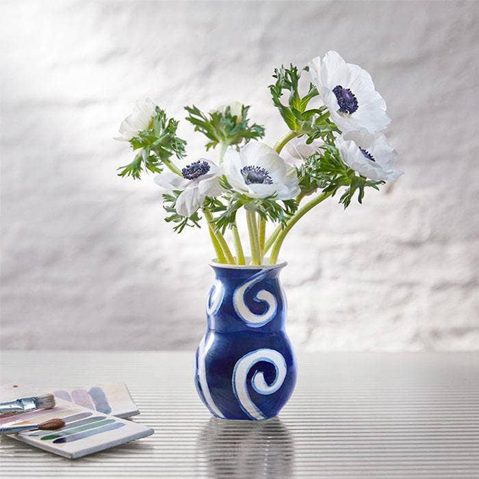 Danish Design Collective - Wholesale Vase - Kähler - Tulle - 5.1" Hand-Painted Earthenware Ceramic Vase3