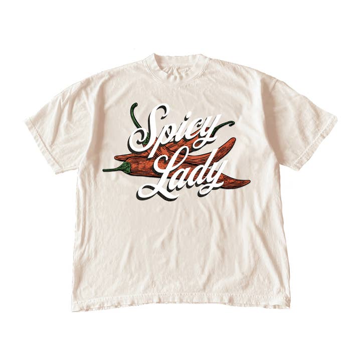 Lucy + Company - Wholesale Screen Printed T-Shirt - Women's - Spicy Lady Peppers Graphic Tee2