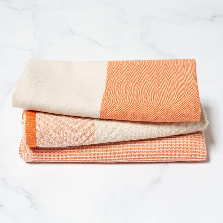 Towel/Kit Design Persimmon Set for wholesale by Thyme and Sage Home Textiles