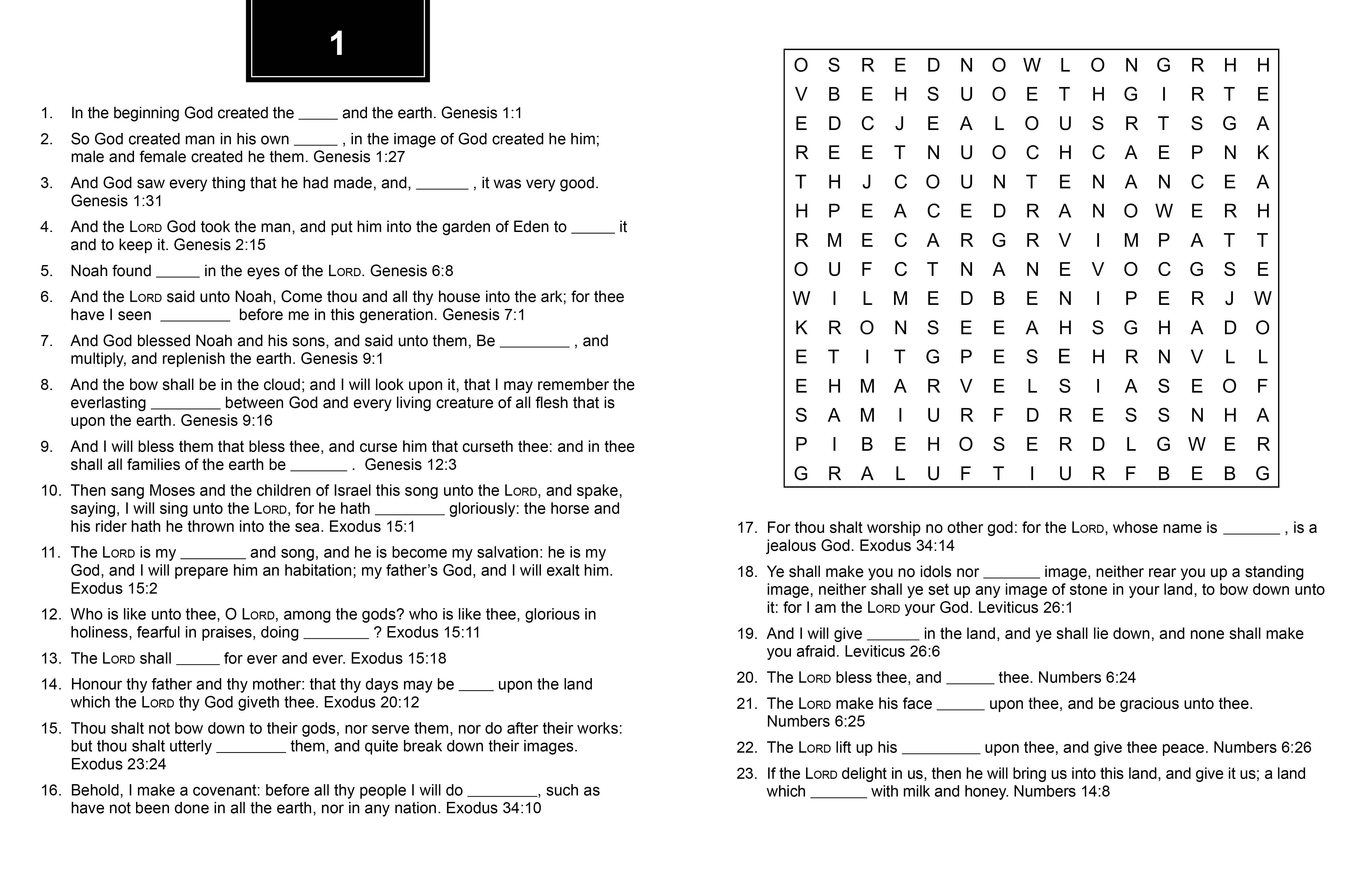 Barbour Publishing, Inc. - Wholesale Coloring & Activity Book - Adult - Bible Memory Verse Challenge Word Searches Large Print3