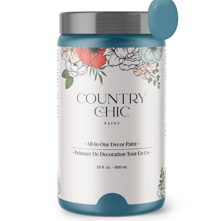 Country Chic Paint - Wholesale Furniture Wax/Paint - Tide Pool - Chalk Style Paint for Furniture & Home Decor1