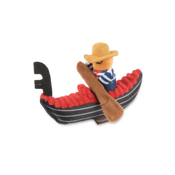 P.L.A.Y. Pet Lifestyle and You - Wholesale Pet Plush Toy - Dog - Totally Touristy - Venice Gondola